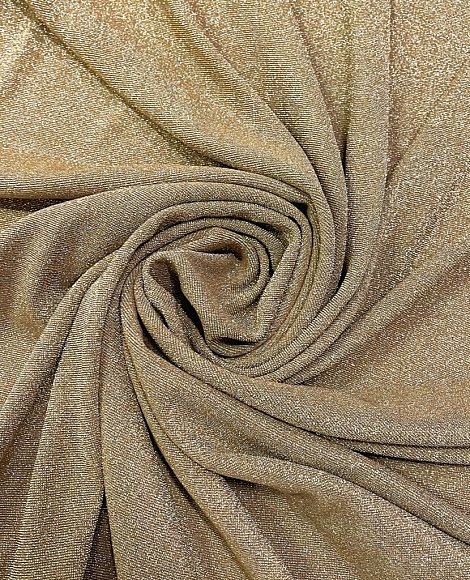 Трикотаж люрекс т.золото