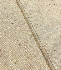 Костюмный твид меланж цветн. св. беж