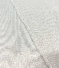 Трикотаж рубчик меланж молоко