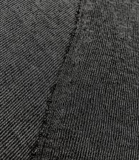 Трикотаж рубчик меланж черный