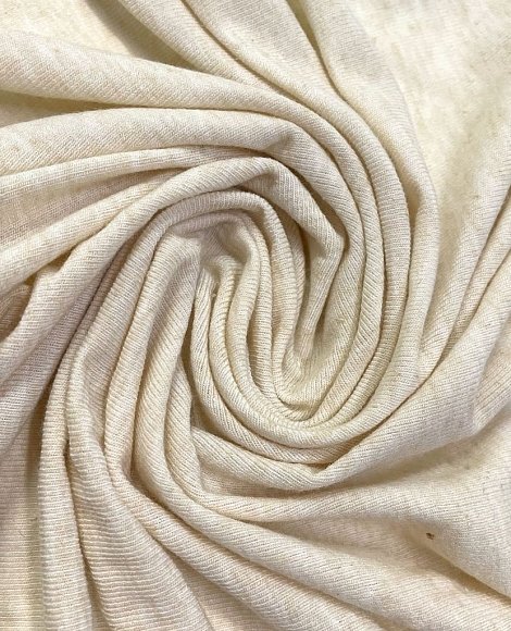 Трикотаж тонкий меланж  св.беж