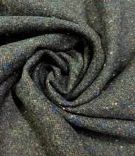 Костюмный твид меланж т.зеленый