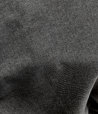 Трикотаж рубчик меланж черный