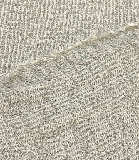 Трикотаж тонкая вязка серебро молочный