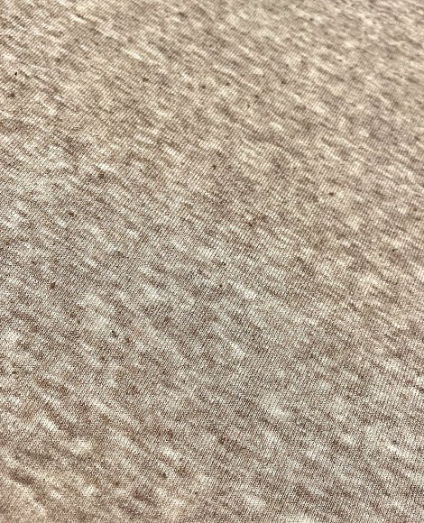 Трикотаж тонкий меланж какао