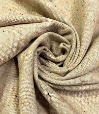 Костюмный твид меланж цветн. св. беж