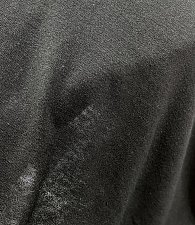 Трикотаж тонкий меланж черный